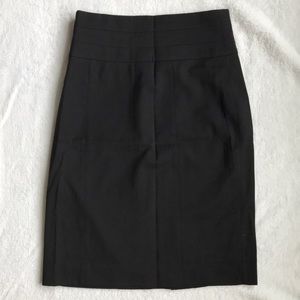 H&M Black Dress Pencil Skirt with Lines